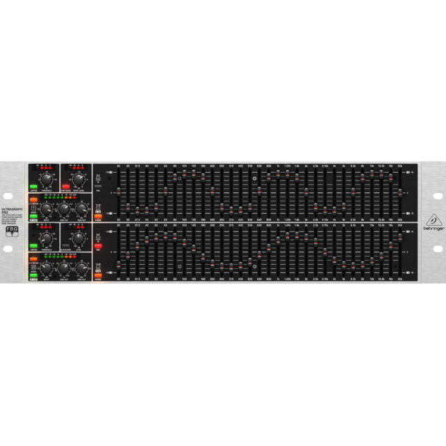 Equalizador Gráfico FBQ6200HD BEHRINGER - Pro Áudio SP Assistência Técnica Som Profissional