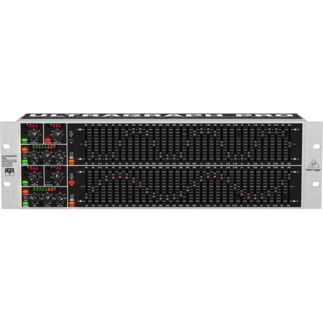 Equalizador Gráfico FBQ6200HD BEHRINGER - Pro Áudio SP Assistência Técnica Som Profissional