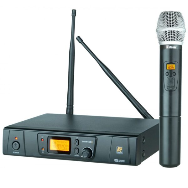 Microfone Sem Fio SRW48S - HT48 STANER - Pro Áudio SP Assistência Técnica Som Profissional
