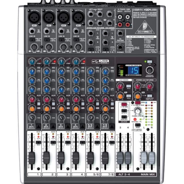 Mesa de Som BEHRINGER X1204USB - Pro Áudio SP - Som Profissional