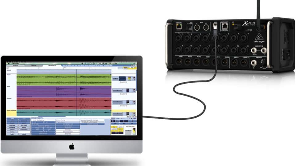 MESA DE SOM DIGITAL XR18 BEHRINGER Pro Áudio SP