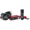 Kit Interface Scarlett 2i2 - Focusrite - Pro Áudio SP Assistência Técnica Som Profissional