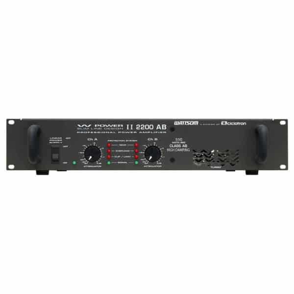 Potência W POWER II 2200 AB - Ciclotron - Pro Áudio SP Assistência Técnica Som Profissional